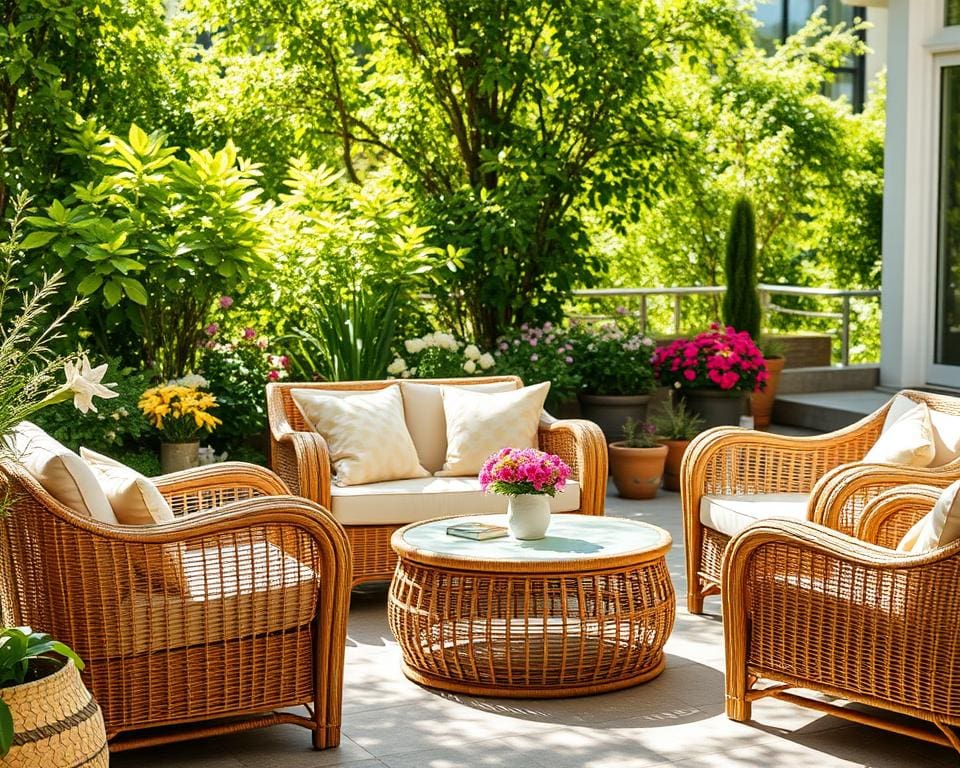 Wat maakt rotan meubels ideaal voor lente en zomer?