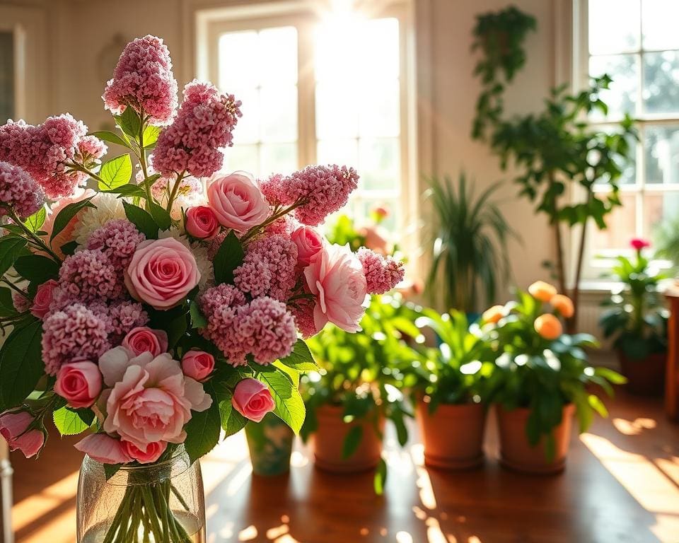 Wat zijn de voordelen van geurige bloemen in huis?