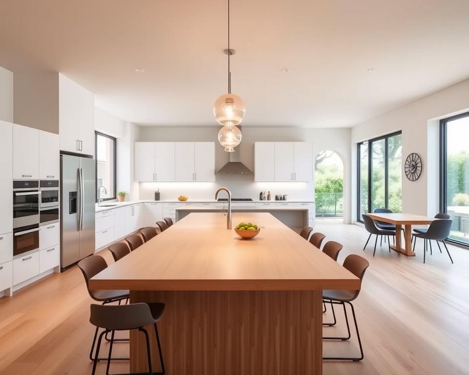 Wat zijn slimme tips voor een open keuken?