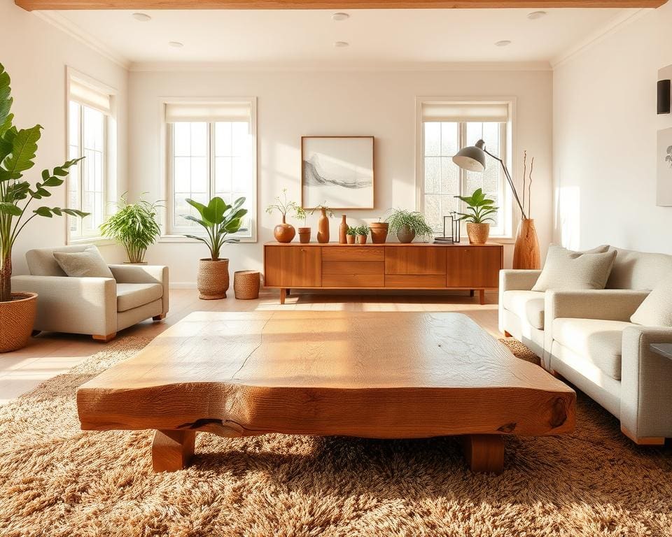 Wat zijn trends in meubels van natuurlijke materialen?