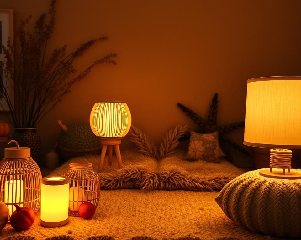 Welke lampen zorgen voor warmte in de herfst?