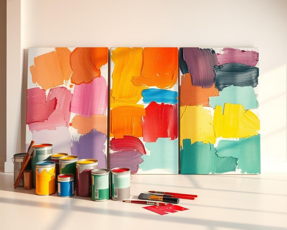 Welke verfkleuren geven een ruimtelijk effect?