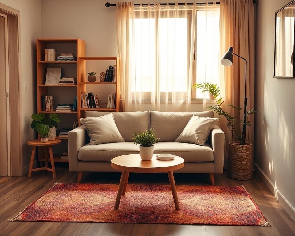 Hoe richt je een kleine ruimte slim en warm in?