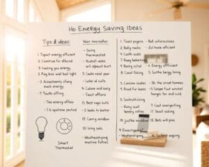 Wat zijn de beste tips om energie te besparen thuis?