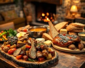 Welke gerechten horen bij een gezellige avond thuis?