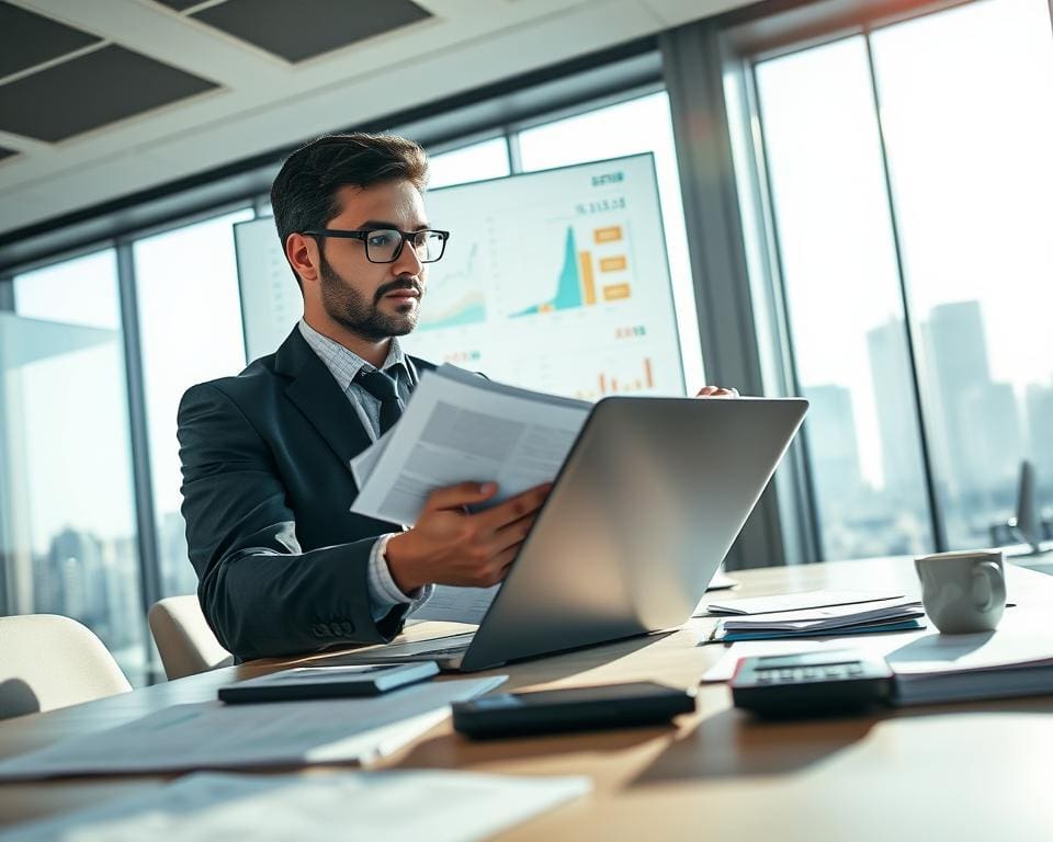 Hoe werkt een financieel controller met cijfers?