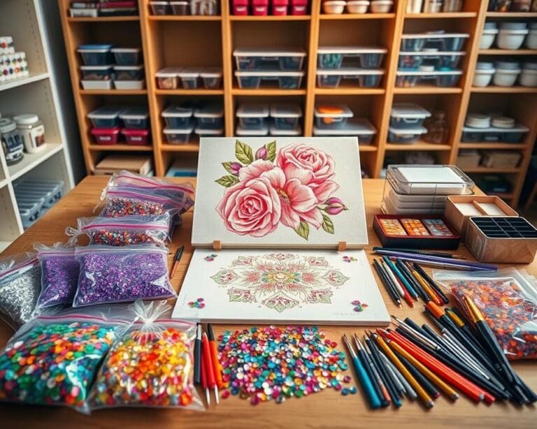 Waarom diamond painting accessoires en tools gebruiken?