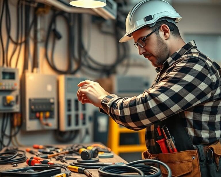 Wat doet een elektricien bij reparaties?