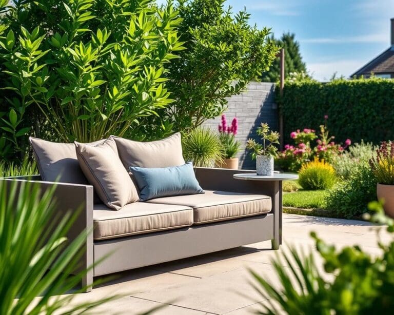 Wat maakt een loungebank geschikt voor kleine tuinen?