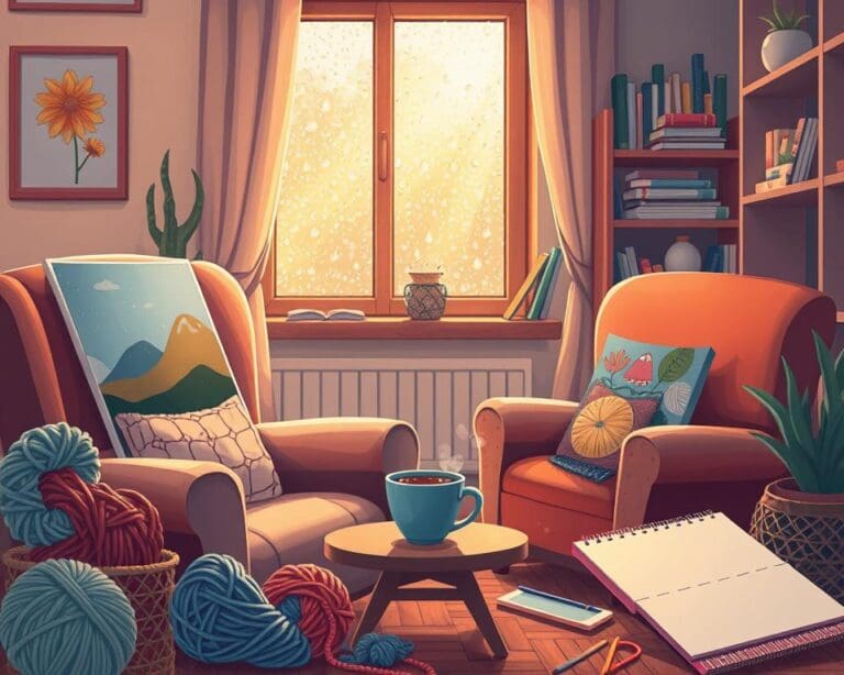 Wat zijn leuke hobby-ideeën voor regenachtige dagen?