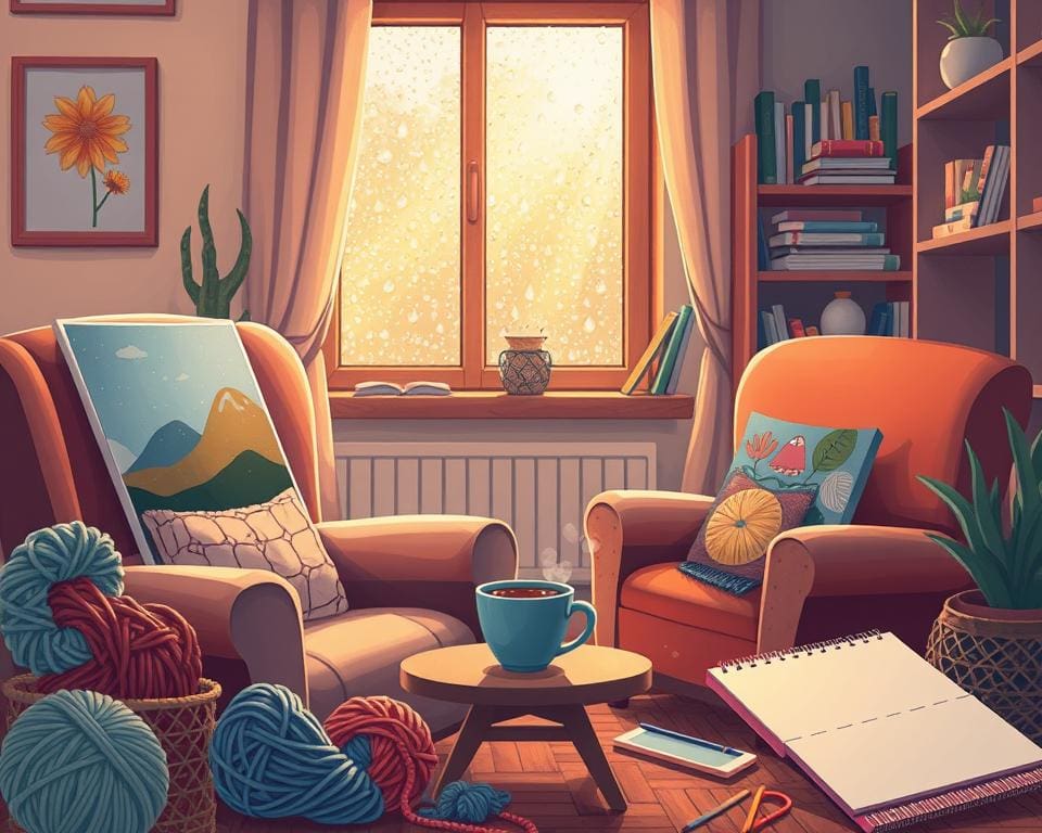 Wat zijn leuke hobby-ideeën voor regenachtige dagen?