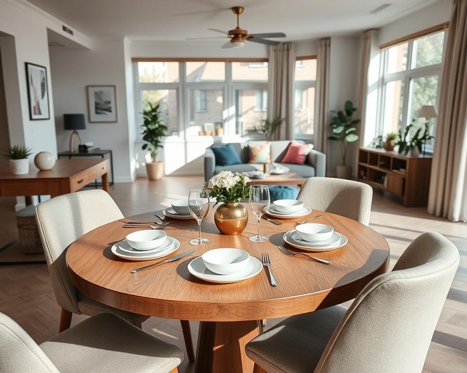 Welke eettafel past in een appartement?