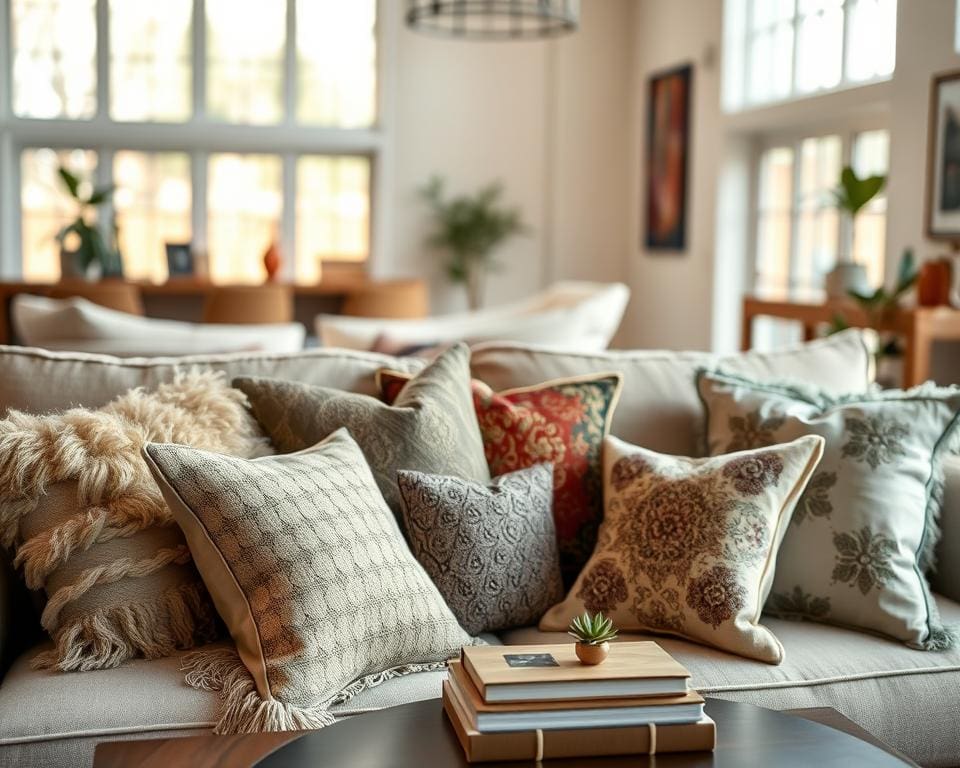 Welke sierkussens geven direct sfeer aan de woonkamer?