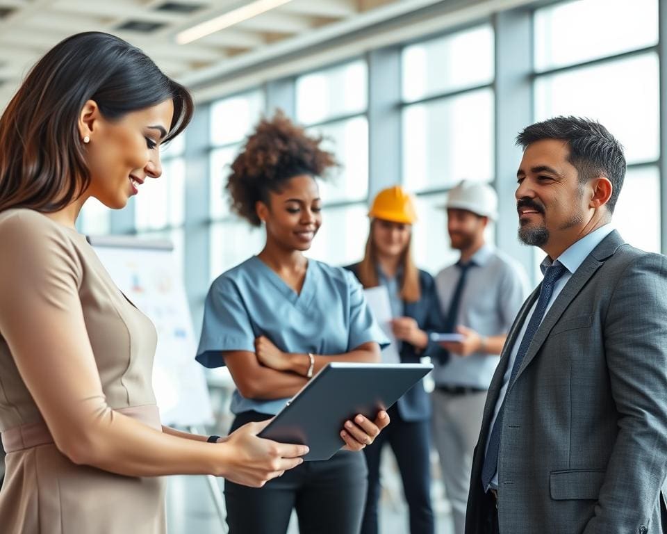 Hoe werken dienstverlenende rollen binnen diverse sectoren?