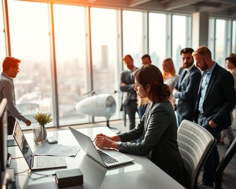 Wat houdt werken in technische en zakelijke omgevingen in?