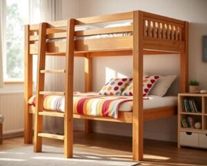 Wat maakt een halfhoogslaper van massief hout duurzaam?