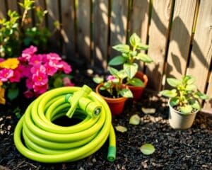 Welke tuinslang is handig voor kleine tuinen?