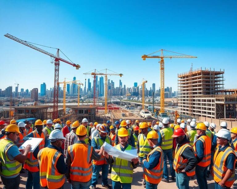 Banen in de bouwsector