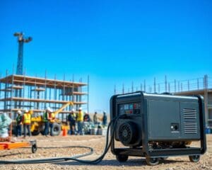 Hoe helpt een aggregaat bij stroomvoorziening op locatie?