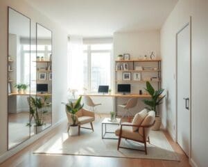 Hoe maak je een kleine kamer groter ogend?