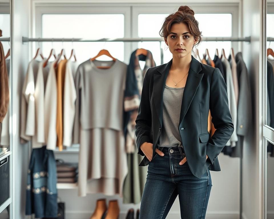 Hoe maak je outfits met minder kledingstukken?