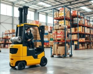 Hoe ondersteunt een heftruck logistieke processen?