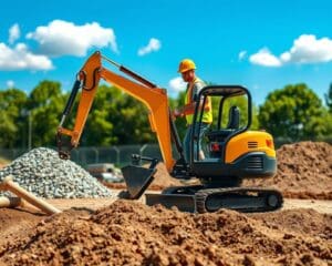 Hoe ondersteunt een minigraver efficiënt grondwerk?