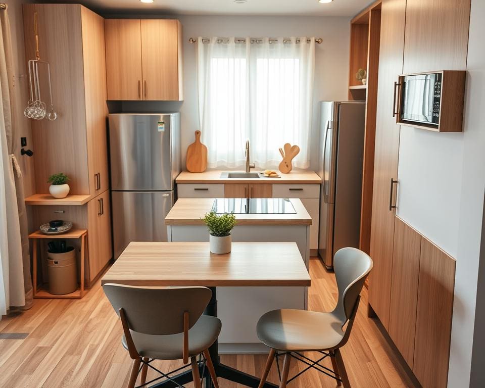 Hoe richt je een kleine keuken efficiënt in?