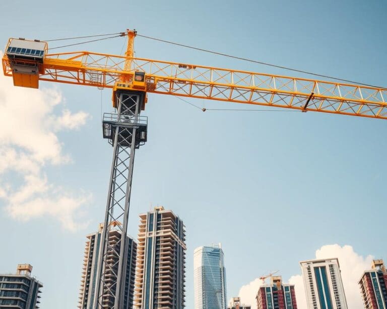 Waarom blijft een torenkraan onmisbaar bij hoogbouw?