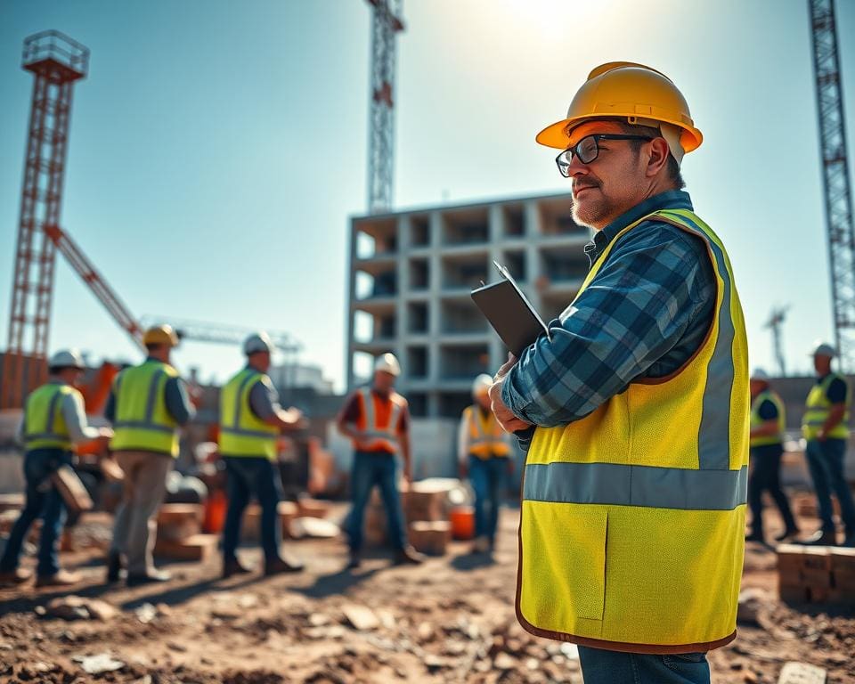 Wat doet een uitvoerder op een bouwplaats?