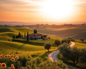 Wat maakt de Toscaanse heuvels zo romantisch?