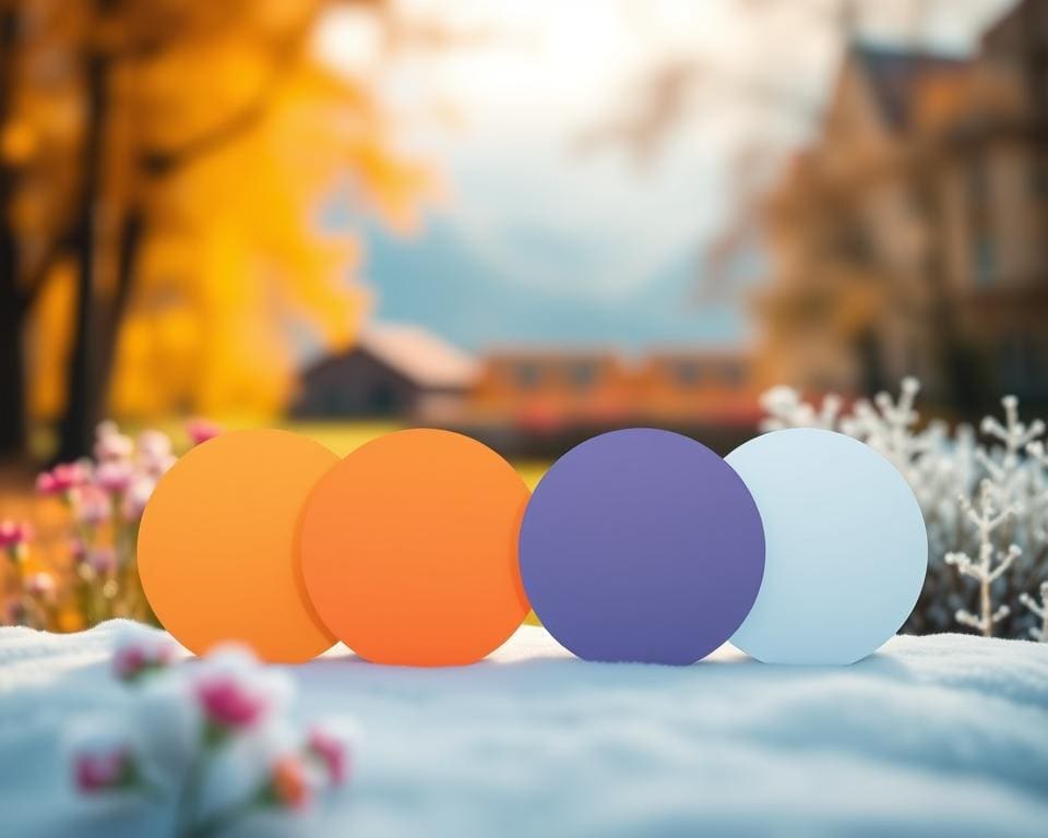 Welke kleuren passen bij elk seizoen?