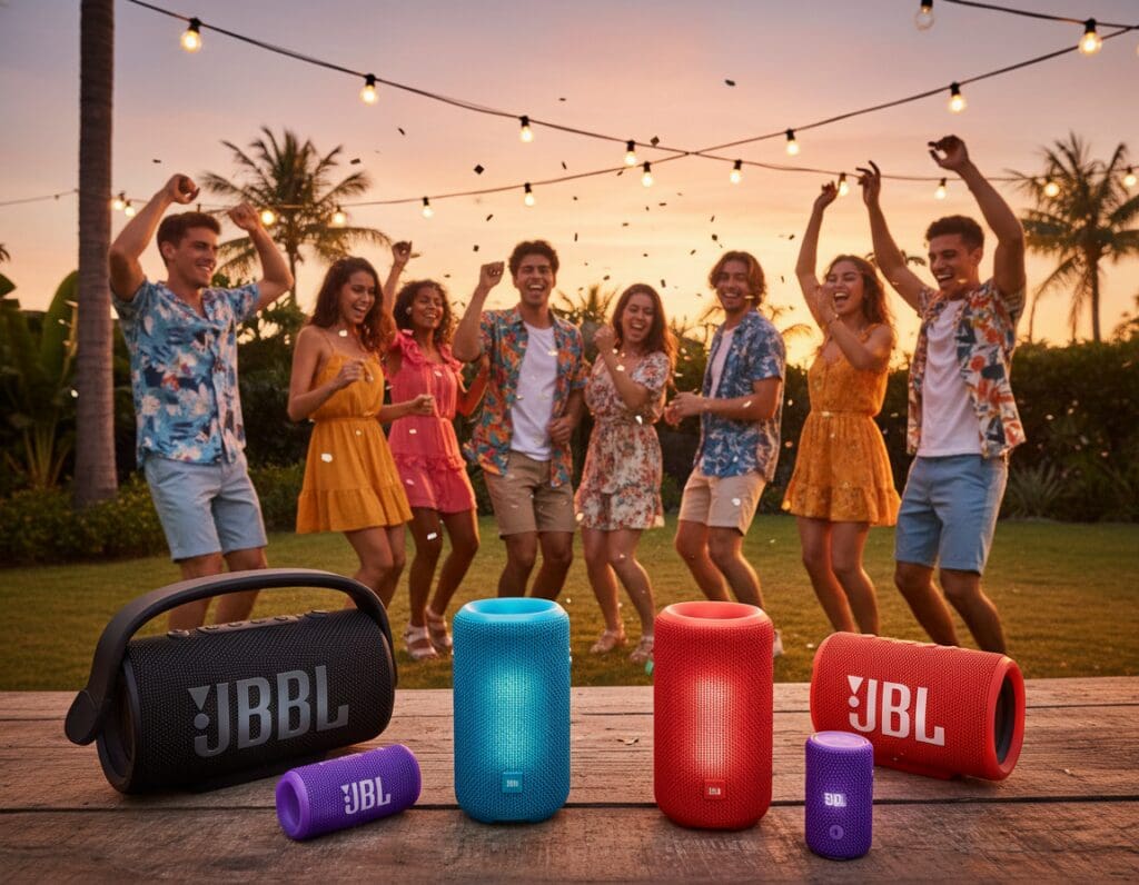 Welke JBL bluetooth speaker is geschikt voor feestjes?