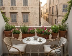 Welke tuinset past op een klein terras?