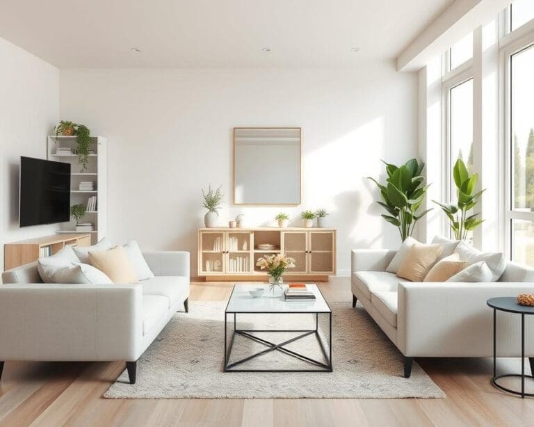 kleine woonkamer ruimtelijk