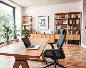 thuiskantoor inrichten