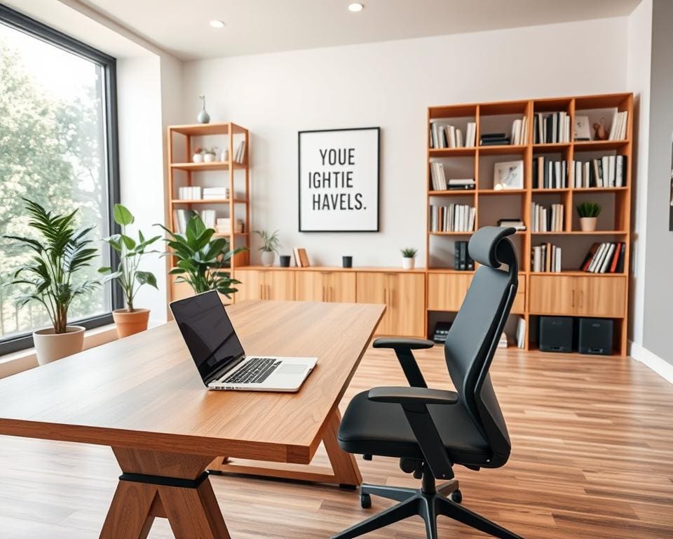 thuiskantoor inrichten