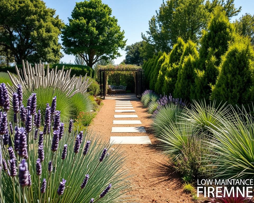 tuin onderhoudsvriendelijk