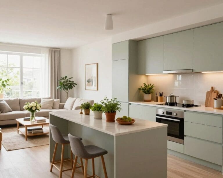 appartement open keuken inrichten