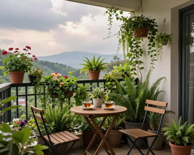 balkon op het noorden