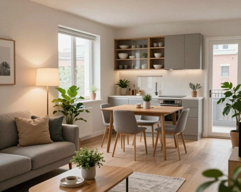 klein stadsappartement inrichten