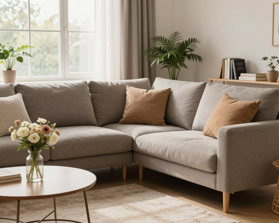 hoekzetel kleine woonkamer
