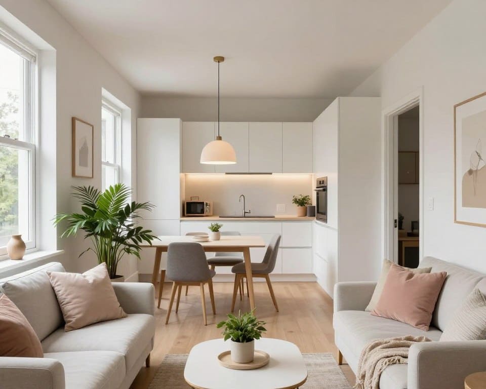smalle rijwoning inrichten